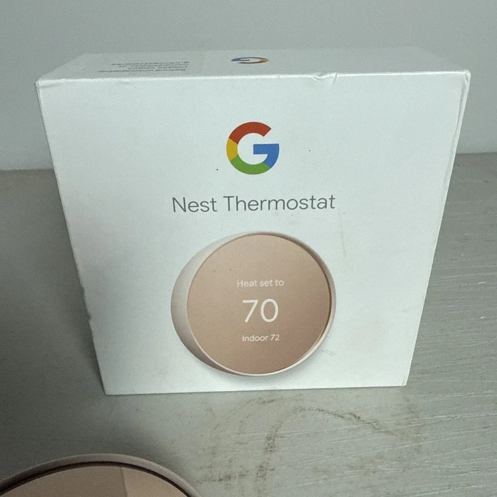 Google Nest Smart Thermostat, Sand - GA02082-US